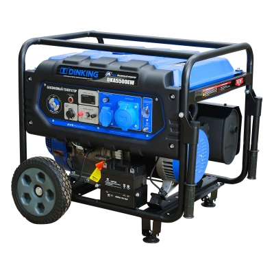 Генератор бензиновый Dinking DKA5500EW (5,5кВт, электростартер, 15лс, колёса) купить в Москве с доставкой по всей России | ProtosMarket.ru