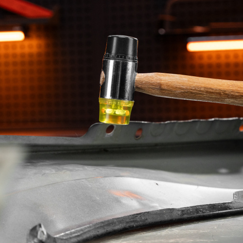 Молоток рихтовочный, бойки 35 мм, комбинированная головка, деревянная ручка Sparta по ценам производителя в Екатеринбурге с доставкой по всей России