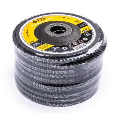 Круг лепестковый для шлифования по нержавеющей стали FTL Ergo 27 цирконий 125 х 22,2 мм P100 купить в Москве с доставкой по всей России | ProtosMarket.ru