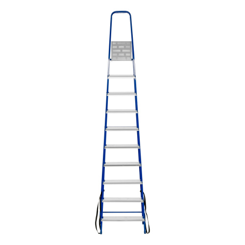 Стремянка, 10 ступеней, стальной профиль, алюминиевые ступени Сибртех по ценам производителя в Екатеринбурге с доставкой по всей России