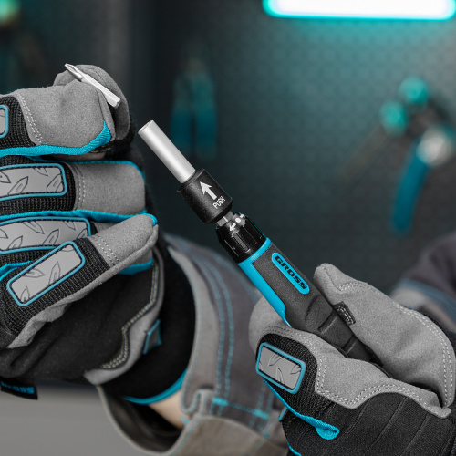 Отвертка с набором бит и торцевых головок для точных работ, гибкий привод, 48 шт, CrMo Gross по ценам производителя в Екатеринбурге с доставкой по всей России