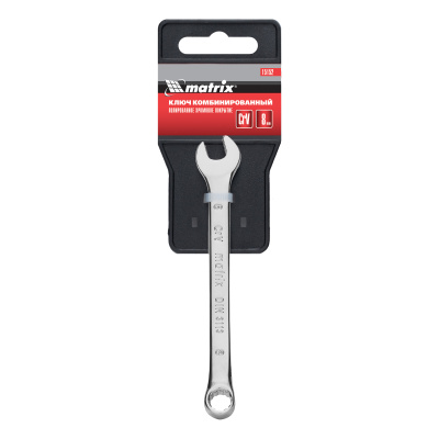 Ключ комбинированный, 8 мм, CrV, полированный хром Matrix по ценам производителя в Екатеринбурге с доставкой по всей России