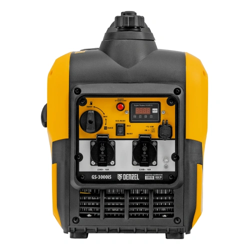 Генератор инверторный GS-3000iS, 3,0 кВт, 230 В, закрытый корпус, ручной старт DENZEL по ценам производителя в Екатеринбурге с доставкой по всей России
