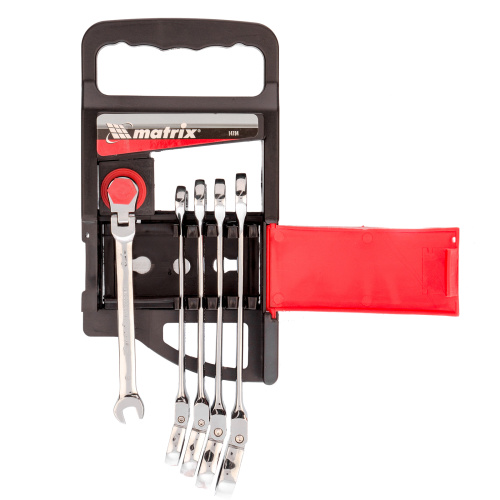 Набор ключей комбинированных, трещоточных шарнирных 5 шт. Matrix по ценам производителя в Екатеринбурге с доставкой по всей России