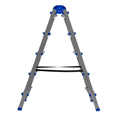 Стремянка двухсторонняя 5 ступеней, сталь профиль, стальные ступени, Сибртех по ценам производителя в Екатеринбурге с доставкой по всей России