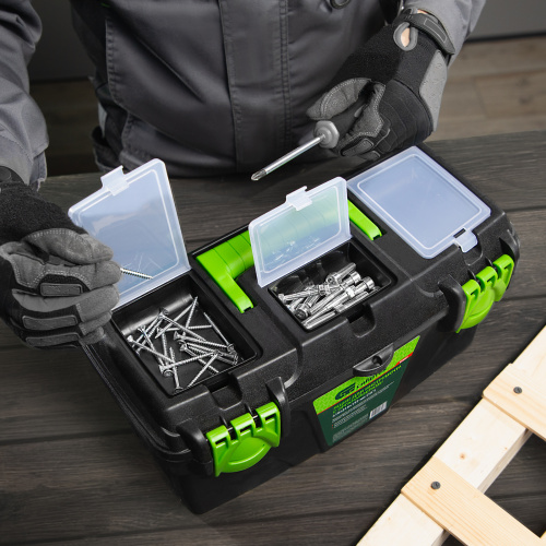 Ящик для инструментов 16”, с органайзерами Сибртех по ценам производителя в Екатеринбурге с доставкой по всей России