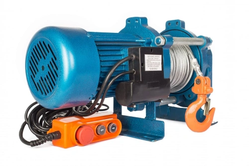 Лебедка электрическая  500/1000 кг  30/15 м с канатом 380 В TOR KCD по ценам производителя в Екатеринбурге с доставкой по всей России