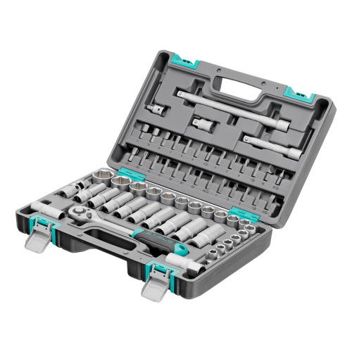 Набор инструментов, 1/2", CrV, пластиковый кейс 60 предметов Stels по ценам производителя в Екатеринбурге с доставкой по всей России