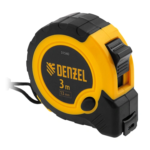 Рулетка 3м х 13мм, двухкомп. корпус, кнопка-пауза Denzel по ценам производителя в Екатеринбурге с доставкой по всей России