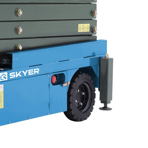 Подъемник самоходный электрический ножничный ведомый SKYER SPF0905 по ценам производителя в Екатеринбурге с доставкой по всей России