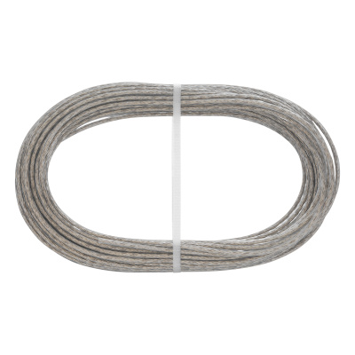 Трос металлополимерный прозрачный ПР-3.0, толщина 3.0 мм, моток 20 метров Сибртех по ценам производителя в Екатеринбурге с доставкой по всей России