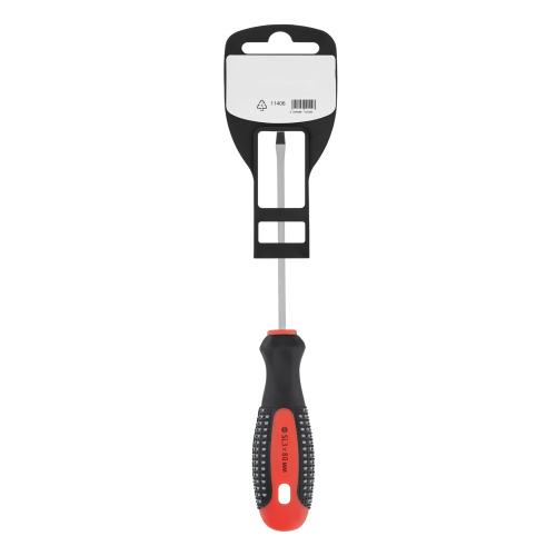 Отвертка Fusion, SL3 х 80 мм, CrV, трехкомпонентная рукоятка "Anti slip" Matrix по ценам производителя в Екатеринбурге с доставкой по всей России