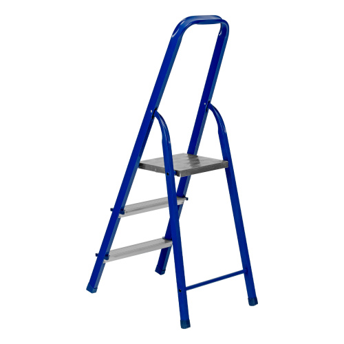 Стремянка, 3 ступени, стальной профиль, алюминиевые ступени Сибртех по ценам производителя в Екатеринбурге с доставкой по всей России