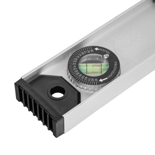 Уровень алюминиевый "Рельс", 400 мм, 3 глазка (1 поворотный) Matrix по ценам производителя в Екатеринбурге с доставкой по всей России