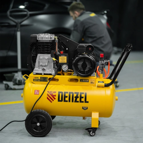 Компрессор воздушный рем. привод BCI 2100/50, 2,1 кВт, 50 литров, 400 л/мин Denzel по ценам производителя в Екатеринбурге с доставкой по всей России