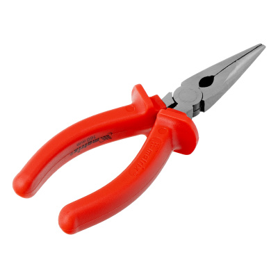 Длинногубцы прямые Econom, 160 мм, шлифованные, пластмассовые рукоятки Matrix купить в Москве с доставкой по всей России | ProtosMarket.ru