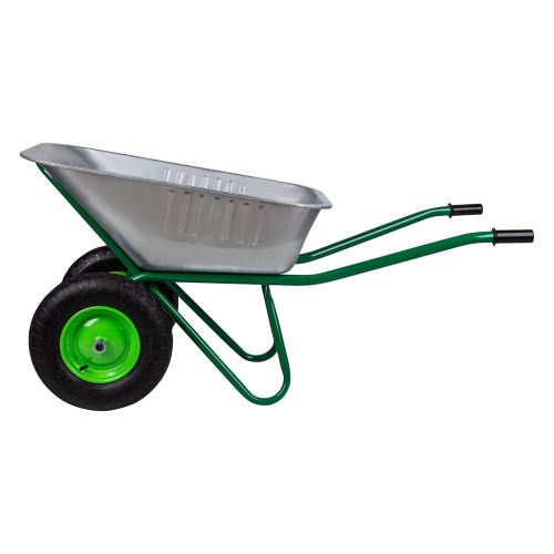 Тачка садово-строительная, 2-х колесная, усиленная, грузоподъемность 320 кг, объем 100 л по ценам производителя в Екатеринбурге с доставкой по всей России