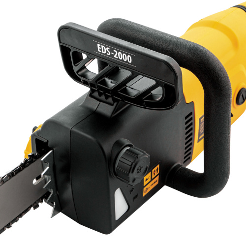 Пила цепная электрическая EDS-2000, 2 кВт,продольная, шина 40 см, шаг 3/8, паз 1.3 мм, 56 звеньев Denzel по ценам производителя в Екатеринбурге с доставкой по всей России