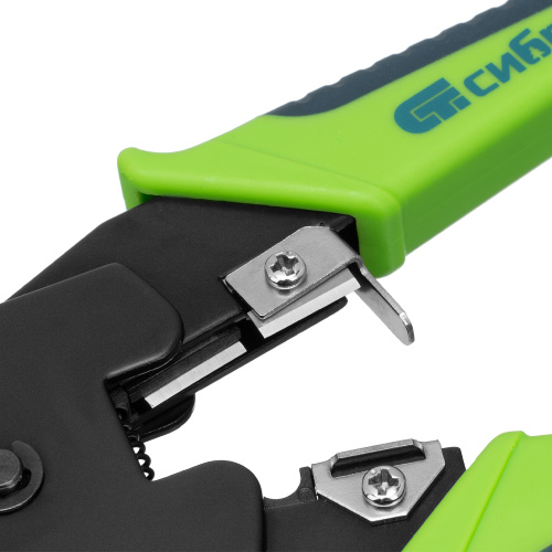 Клещи для обжима телефонных и компьютерных клемм 4P, 6P, 8P, функция обрезания проводов Сибртех по ценам производителя в Екатеринбурге с доставкой по всей России