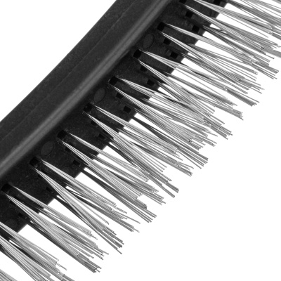 Щетка трехрядная металлическая с пластмассовой ручкой Sparta купить в Москве с доставкой по всей России | ProtosMarket.ru