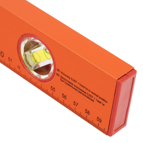 Уровень алюминиевый, 600 мм, 3 глазка, желтый, линейка Sparta по ценам производителя в Екатеринбурге с доставкой по всей России