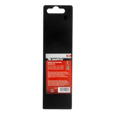 Набор буров по бетону, 5-6-8-10 х 160 мм, 4 шт, в пластиковой коробке, SDS Plus Matrix по ценам производителя в Екатеринбурге с доставкой по всей России