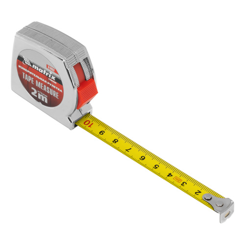 Рулетка Chrom,2 м x 13 мм,хромированный корпус Matrix по ценам производителя в Екатеринбурге с доставкой по всей России