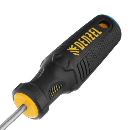Отвертка SL4х100 мм, CrV, трехкомпонентная рукоятка Denzel по ценам производителя в Екатеринбурге с доставкой по всей России