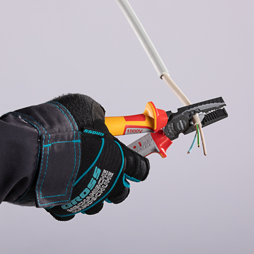 Плоскогубцы комбинированные, диэлектрические трехкомпонентные рукоятки до 1000 В, 180 мм Gross по ценам производителя в Екатеринбурге с доставкой по всей России