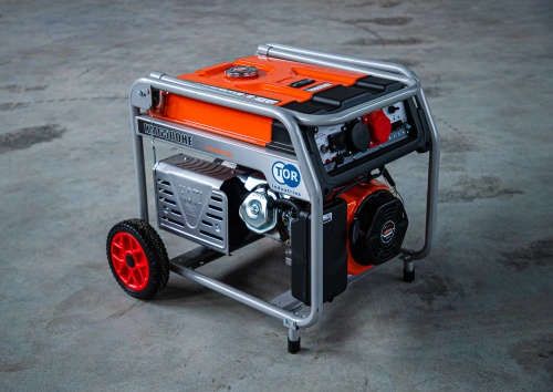 Генератор бензиновый 5,0 кВт 220В/380В с электростартером TOR KM6500HE по ценам производителя в Екатеринбурге с доставкой по всей России