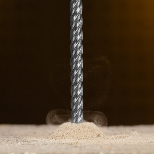 Бур по бетону, цельная крестовая пластина, 10x315 мм, SDS PLUS Denzel по ценам производителя в Екатеринбурге с доставкой по всей России