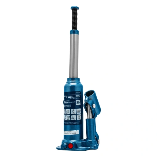 Домкрат гидравлический бутылочный, 2 т, h подъема 178-338 мм, в пластиковом кейсе Stels по ценам производителя в Екатеринбурге с доставкой по всей России