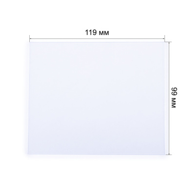 Поликарбонатное стекло внешнее 119х99мм (пр-во FoxWeld/КНР) купить в Москве с доставкой по всей России | ProtosMarket.ru