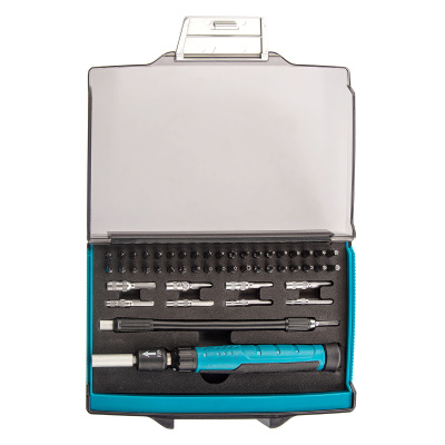 Отвертка с набором бит и торцевых головок для точных работ, гибкий привод, 48 шт, CrMo Gross по ценам производителя в Екатеринбурге с доставкой по всей России