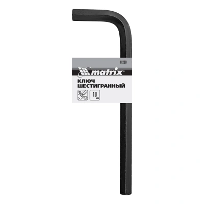 Ключ имбусовый HEX, 10 мм, CrV Matrix по ценам производителя в Екатеринбурге с доставкой по всей России