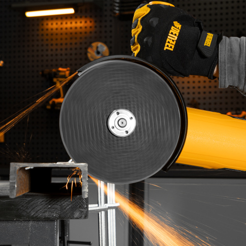 Машина шлифовальная угловая AG180-2000, 2000 Вт, 180 мм, 8500 об/мин Denzel по ценам производителя в Екатеринбурге с доставкой по всей России