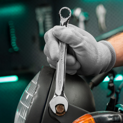 Ключ комбинированный, 15 мм, CrV, антислип Stels по ценам производителя в Екатеринбурге с доставкой по всей России