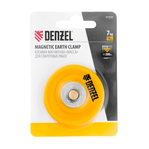 Клемма магнитная "масса" для сварочных работ Denzel по ценам производителя в Екатеринбурге с доставкой по всей России