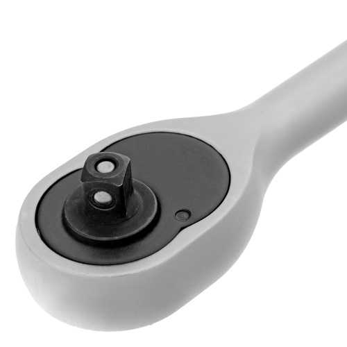 Ключ-трещотка 3/8", 45 зубьев, с быстрым сбросом, матовый хром Сибртех по ценам производителя в Екатеринбурге с доставкой по всей России