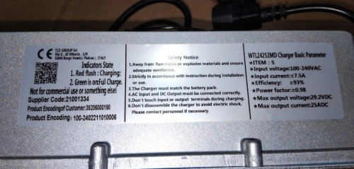 Зарядное устройство для штабелёров CDD10R-E/CDD12R-E 24V/25A Li-ion (Charger) по ценам производителя в Екатеринбурге с доставкой по всей России