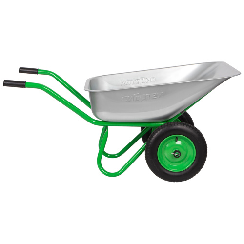 Тачка садово-строительная 2-х колесная, грузоподъемность 230 кг, объем 90 л Сибртех по ценам производителя в Екатеринбурге с доставкой по всей России