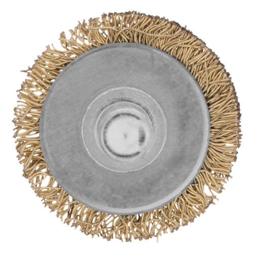 Щетка для дрели, 30 мм, плоская со шпилькой, латунированная витая проволока Matrix по ценам производителя в Екатеринбурге с доставкой по всей России