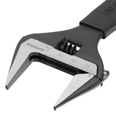 Ключ разводной, 150 мм, CrV, тонкие губки, защитные насадки Gross по ценам производителя в Екатеринбурге с доставкой по всей России