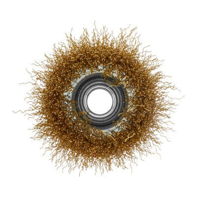 Щетка для УШМ, 65 мм, М14, "чашка", латунированная витая проволока Matrix по ценам производителя в Екатеринбурге с доставкой по всей России