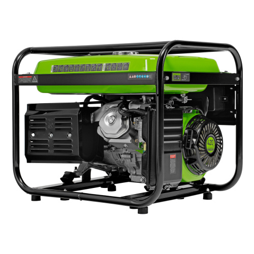 Генератор бензиновый БС-6500Э, 5.5 кВт, 230В, четырехтактный, 25 л, электростартер Сибртех по ценам производителя в Екатеринбурге с доставкой по всей России