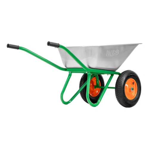 Тачка садово-строительная, 2-х колесная, усиленная, грузоподъемность 320 кг, объем 100 л Palisad по ценам производителя в Екатеринбурге с доставкой по всей России