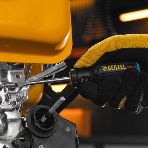 Отвертка, SL5x75 мм, S2, 3к рукоятка Denzel по ценам производителя в Екатеринбурге с доставкой по всей России