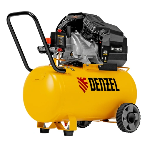 Компрессор воздушный DKV2200/50, Х-PRO 2.2 кВт, 400 л/мин, 50 л Denzel купить в Москве с доставкой по всей России | ProtosMarket.ru