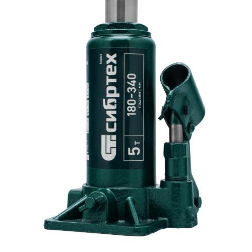 Домкрат гидравлический бутылочный, 5 т, 180-340 мм Сибртех по ценам производителя в Екатеринбурге с доставкой по всей России