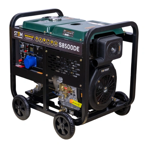 Генератор дизельный STEM Techno S8500DE (8,5кВт, электростартер, дисплей, подогрев, АВР) по ценам производителя в Екатеринбурге с доставкой по всей России
